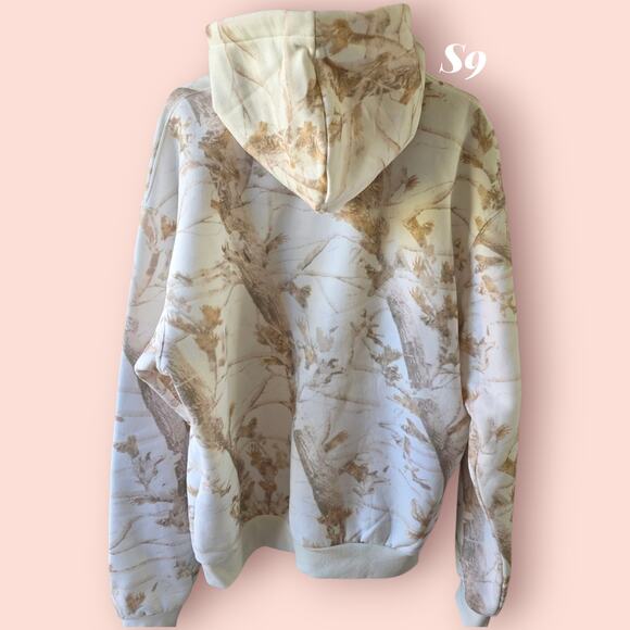 Comfrt Camo Hoodie White Oak L NWOT * S9 - Picture 2 of 4